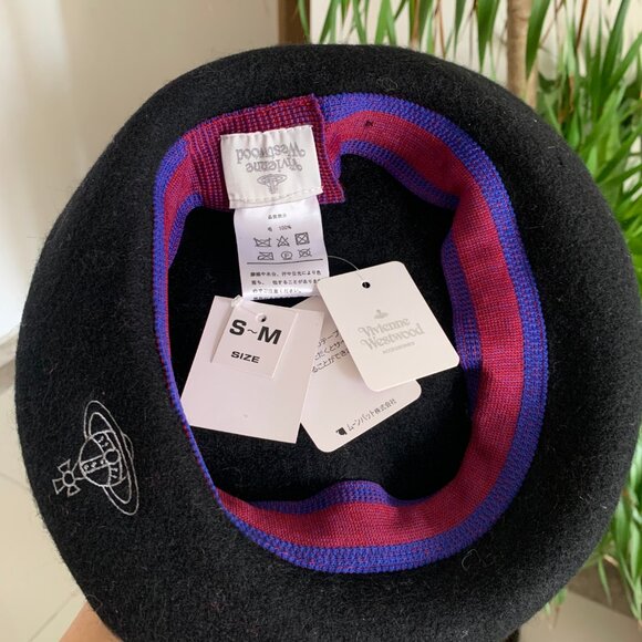 Vivienne Westwood Wool Beret Hat - Picture 4 of 5